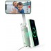 PowerVision S1 3-Axis Gimbal Stabilizer Smartphone Gimbal Portable and Foldable, Built-in Tripod Wireless Powerbank, AI Tracking of Motions and Faces, Vlogging Stabilizer (Car Mount Kit, Green)