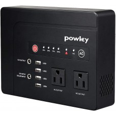 200Watt Portable Power Bank with AC Outlet for Camping 42000mAh Power Supply for CPAP, 2 AC Ports, 4 USB Ports, 2 DC Ports…
