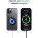 BENKS Magnetic Wireless Charger Cooler Radiator for iPhone 13 &amp; 12 Series, Fast Wireless Charging Cooling Fan for Game Heat Dissipation, Magsaf-e Wireless Charging Station for iPhone 13/12 Accessories