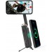 PowerVision S1 3-Axis Gimbal Stabilizer Smartphone Gimbal Portable and Foldable, Built-in Tripod Wireless Powerbank, AI Tracking of Motions and Faces, Vlogging Stabilizer (Car Mount Kit, Green)