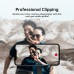 PowerVision S1 3-Axis Gimbal Stabilizer Smartphone Gimbal Portable and Foldable, Built-in Tripod Wireless Powerbank, AI Tracking of Motions and Faces, Vlogging Stabilizer (Car Mount Kit, Green)