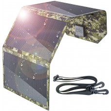 Portable Solar Charger, 30W Solar Charger with Type-C and 2 USB Outputs, Waterproof Foldable Solar Panel Chargers for Camping Compatible with iPhone, iPad, Huawei, Samsung, Google Pixel etc.